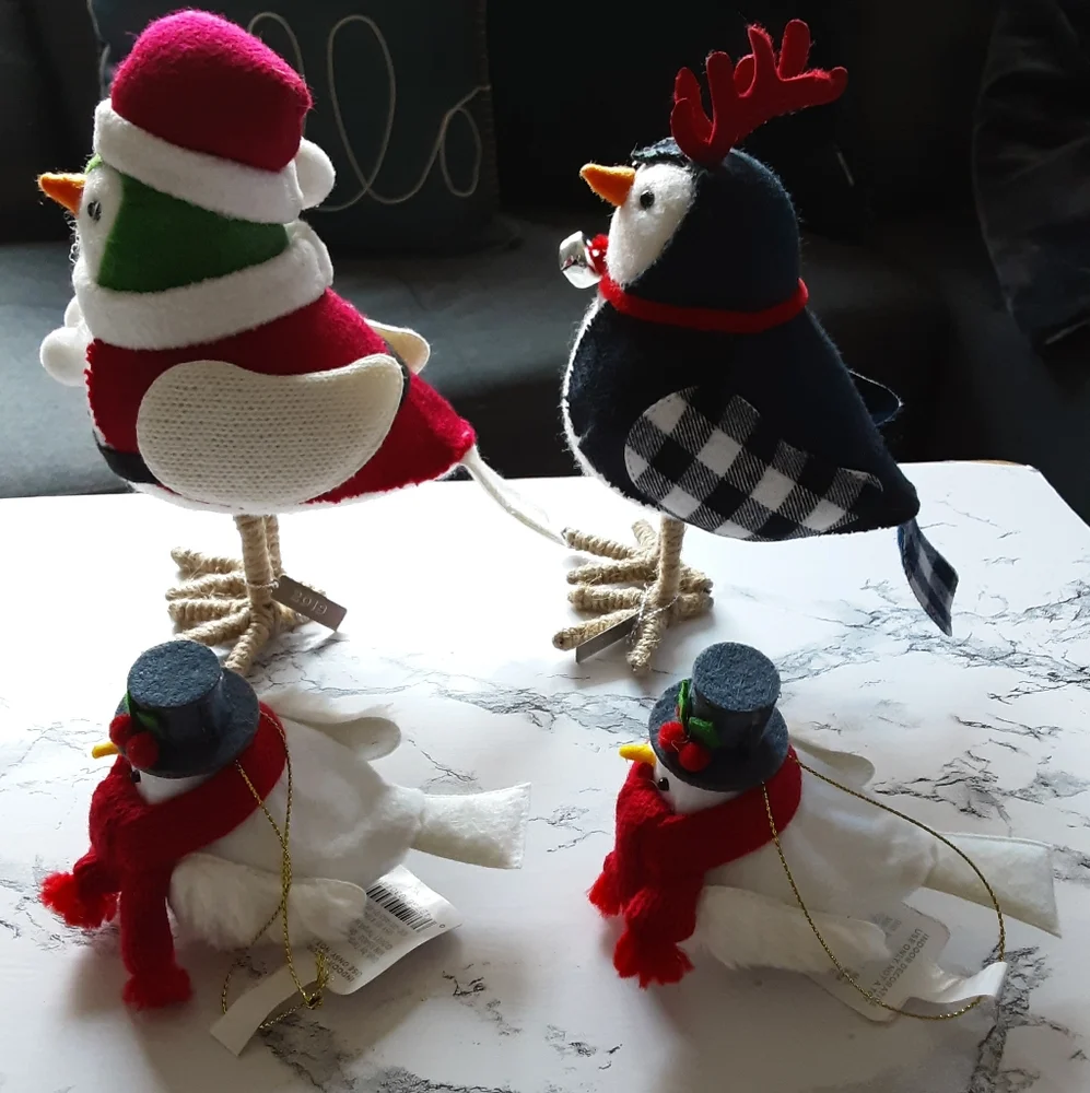2019 Wondershop Birds 2021 Snowbird Ornaments
